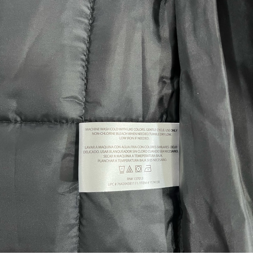 Orvis Men’s Quilted Full Zip Up Front Vest Black Size L - Picture 9 of 9